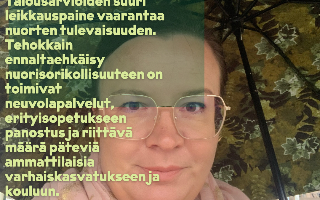 Säästämällä lisää rikollisuutta?